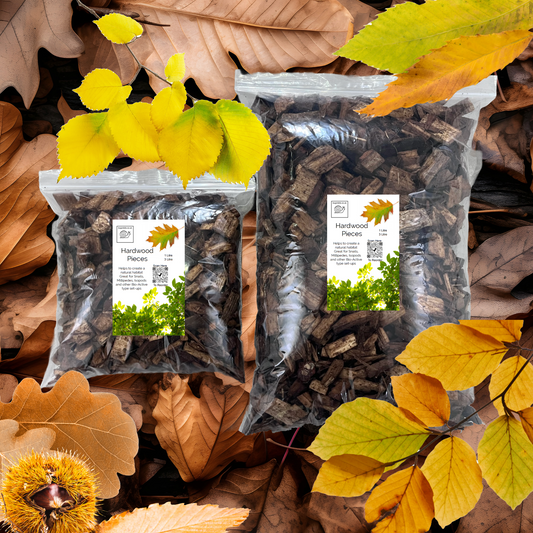 Hardwood Pieces, Great for Millipedes, Isopods and Snails