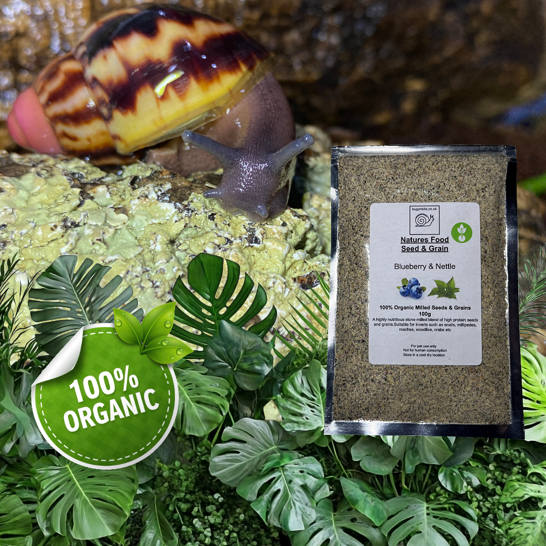 Natures Food Organic Snail Food TWIN 100g REFILL Pack  – Choose 100g packs