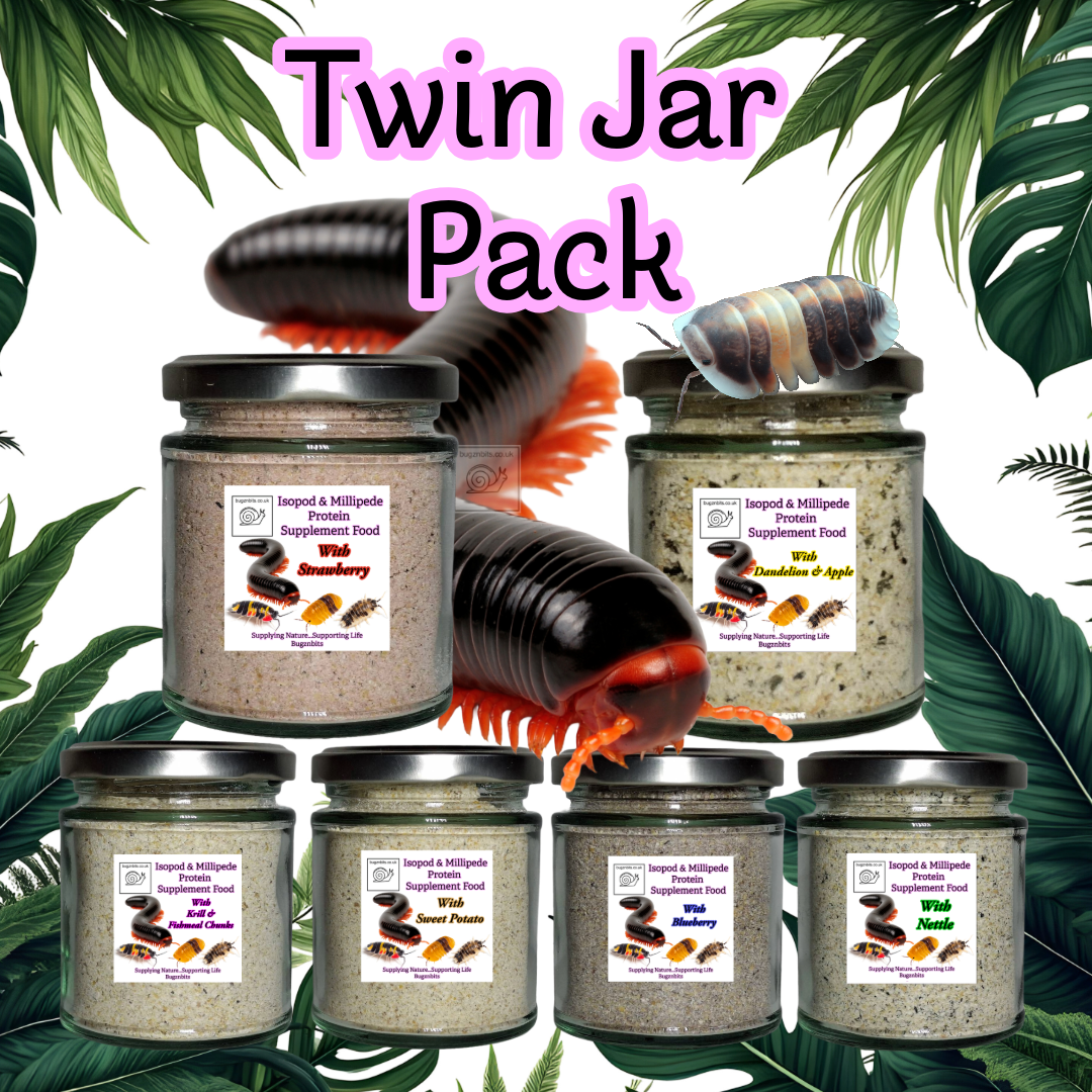 Isopod & Millipede Food TWIN JAR PACK 2 x 200ml