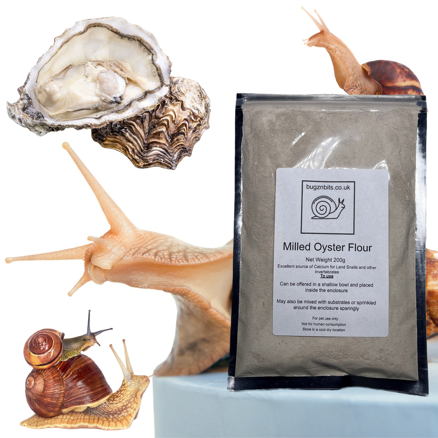 Milled Oyster Flour, Calcium & Mineral Supplement