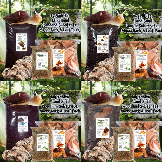 Substrate, Moss, Leaf and Bark Pack, 4 types to choose from